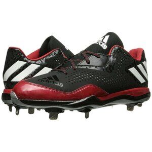 Adidas Power Alley 4 Men's Metal Baseball Cleats SPG 753001 Black Red Size 16